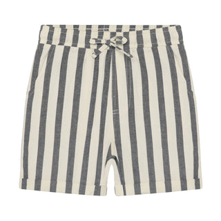Shorts schwarz-weiss gestreift von Daily7Kids