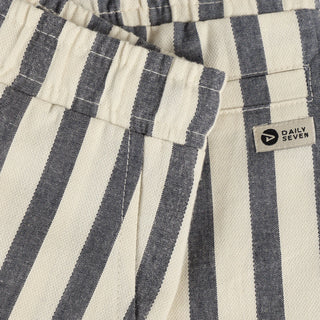 Shorts schwarz-weiss gestreift von Daily7Kids