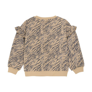 Sweater Animal Print Schwarz-Beige von Daily7Kids