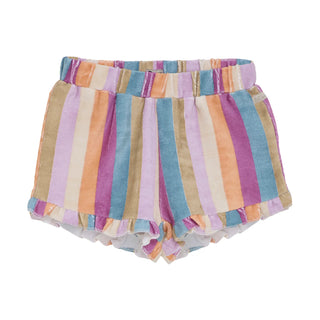 Terry Shorts Bunt gestreift von Daily7Kids