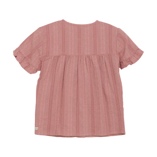 Bluse Ash Rose gestreift von Daily7Kids