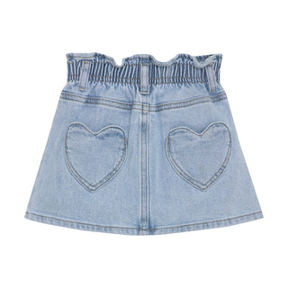 Jeans-Jupe Denim Blau von Daily7Kids