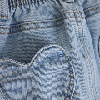 Jeans-Jupe Denim Blau von Daily7Kids