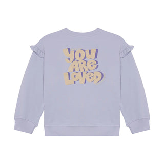 Sweater Hellblau mit Stickerei von Daily7Kids