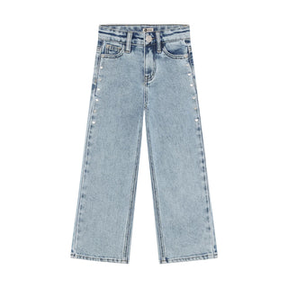 JEANS HELLBLAU MIT HERZDEKO VON DAILY7KIDS