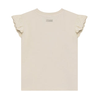 Baumwolle T-Shirt Sandschell mit Stickerei von Daily7Kids