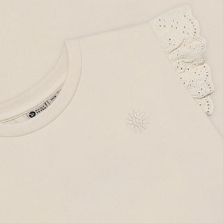 Baumwolle T-Shirt Sandschell mit Stickerei von Daily7Kids
