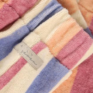 Terry Shorts Beige-Bunt gestreift von Daily7Kids