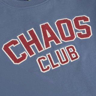 Langarmshirt Ash Blue mit Schriftzug von Daily7Kids