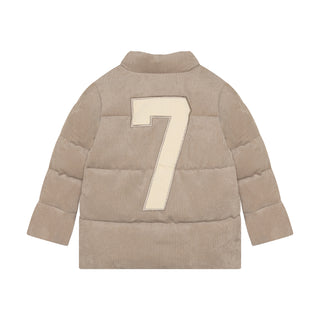Winter Puffer-Cordjacke Plaza Taupe von Daily7Kids