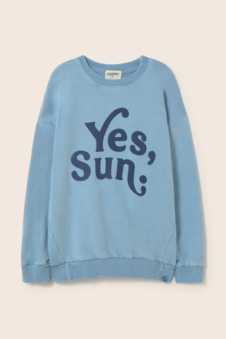 Sweater Atlas Hellblau "Yes Sun" von Cozmo