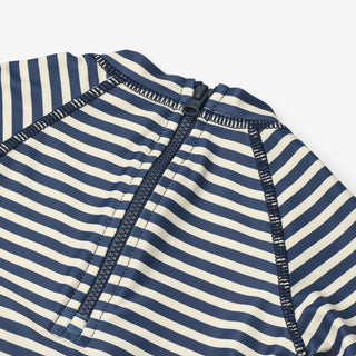 Baby UV Badeanzug Blau-Weiss gestreift von Wheat