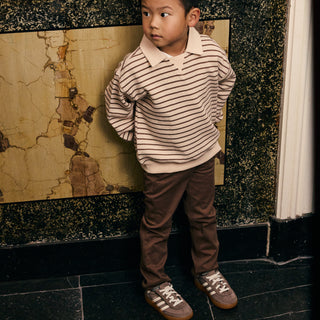 Sweater Sandshell Gestreift von Daily7Kids