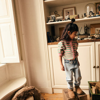 Jeans Mom Fit mit Herzprint von Daily7Kids