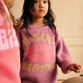 Strickpullover Fancy mit Bisou Motiv von Daily7Kids