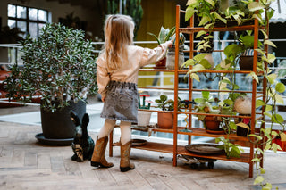 Jeans-Jupe Denim Schwarz von Daily7Kids