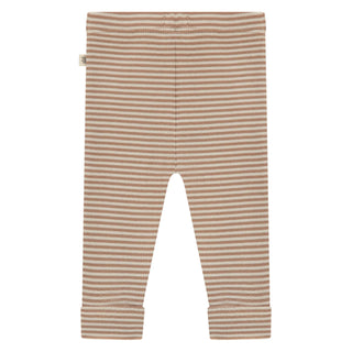 Modal Lange Babyhose Braun-Weiss gestreift von A Tiny Story