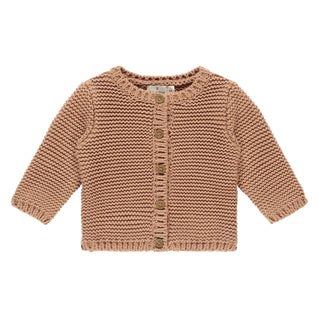 Baby Strickjacke Braun von A Tiny Story