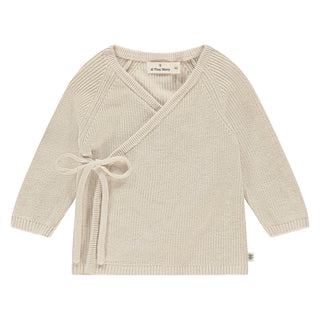Baby Wickel-Strickjacke Beige von A Tiny Story