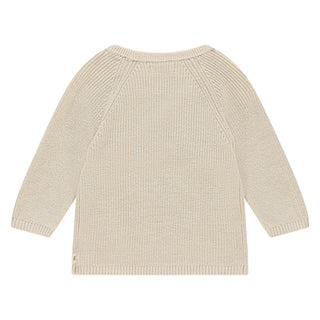 Baby Wickel-Strickjacke Beige von A Tiny Story