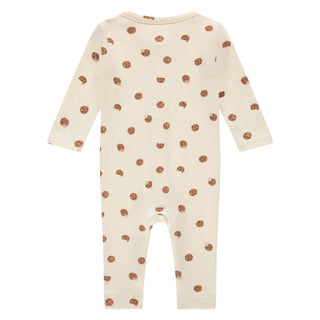 Modal Babystrampler Beige mit Cookieprint von A Tiny Story