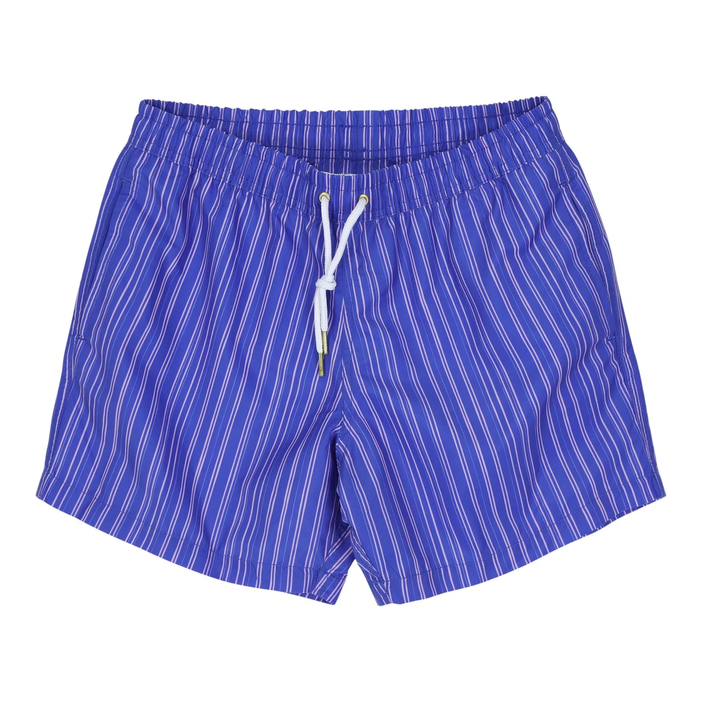 Badeshorts Azur Blau gestreift für Jungs von elle and rapha