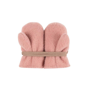 Wollfleece Babyhandschuhe Dusty Rose von Pure Pure
