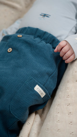 Cordhose Stargazer Türkis von Fixoni