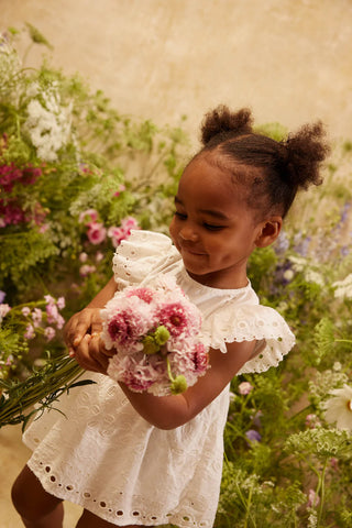 Spitzen-Babykleid Lenali weiss von Louise Misha
