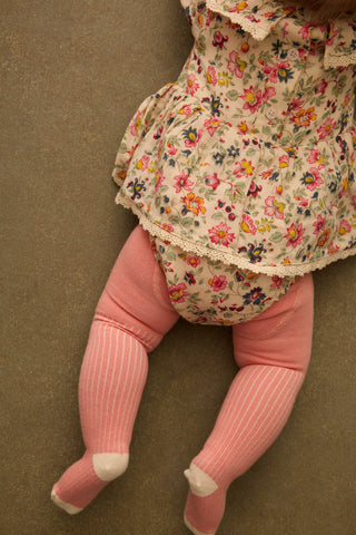Langarm Romper India Cream Wild Flowers von Louise Misha