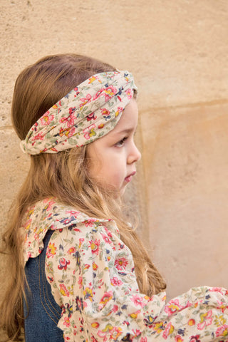 Stirnband Julie Cream Wild Flowers von Louise Misha
