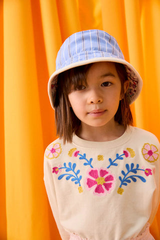 SONNENHUT LAJIK CREAM FLORAL HAVEN VON LOUISE MISHA