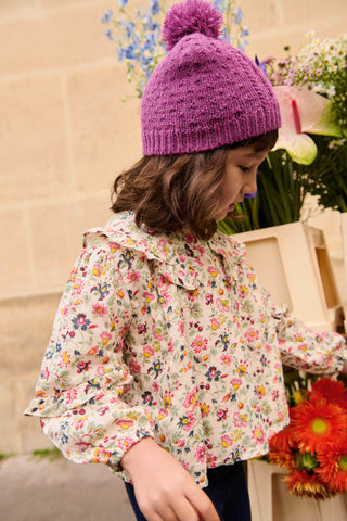 Bluse Cleo Cream Wild Flowers von Louise Misha