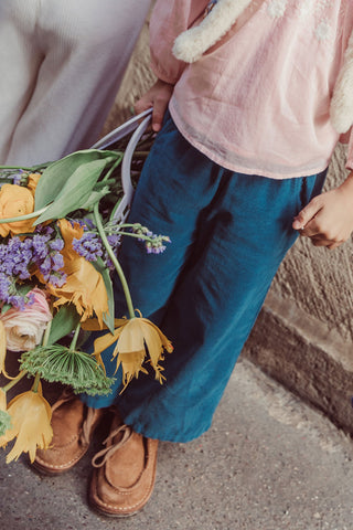Cordhose Flor Deep Blue von Louise Misha