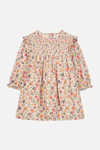 Langarm Kleid Saralou Cream Wild Flowers von Louise Misha