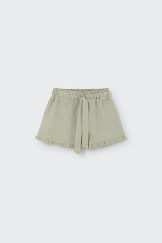 Shorts Zoe Frosty Green mit Goldfäden von Cozmo