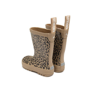 Gummistiefel mit Leo Print von Angulus