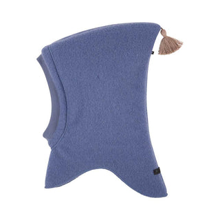 Merino Wollfleece Sturmhaube Smoke Blue von Pure Pure