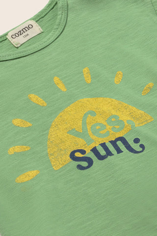 Baby T-Shirt Ian Green Yes Sun von Cozmo