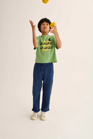 Musselinhose Iker Navy Blau von Cozmo