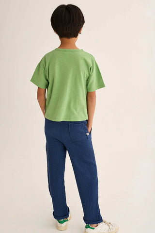 Musselinhose Iker Navy Blau von Cozmo