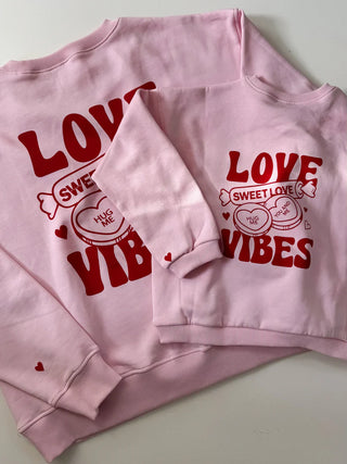 Kids Sweater love vibes | blossom von romi.