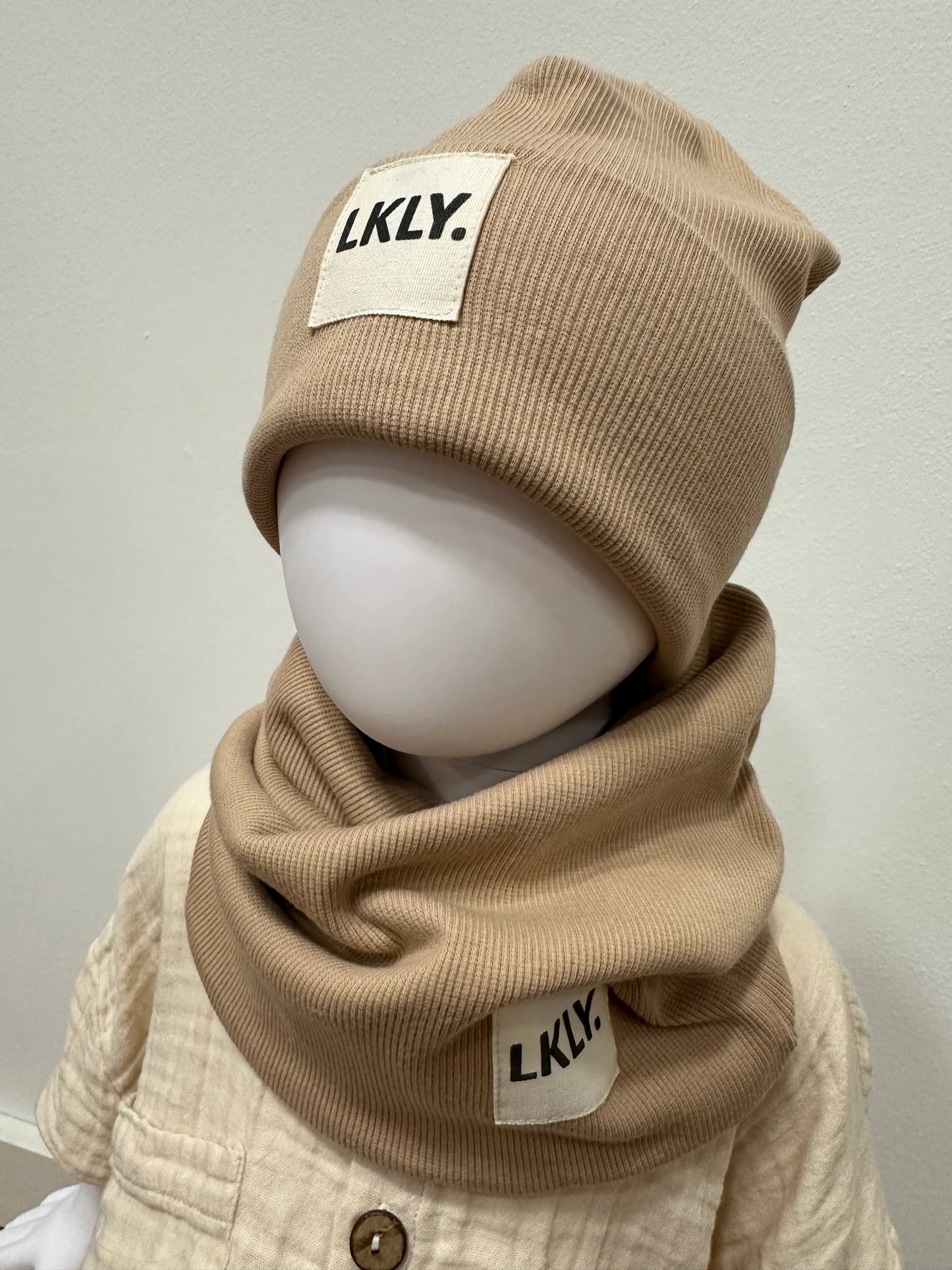 Rib Beanie Beige von Lik & Ley