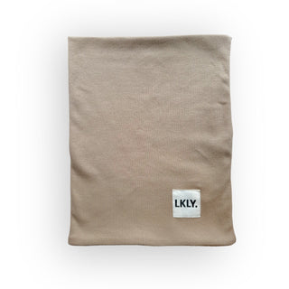 Rib Loop Schal Beige von Lik & Ley