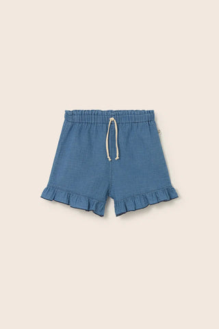 Musselin-Shorts Isla Denim Blue von Cozmo