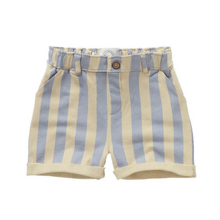 Chino-Shorts Blau-Beige gestreift von Sproet & Sprout