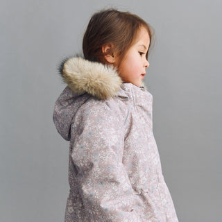 Mimmi winter jacket with floral pattern from Wheat