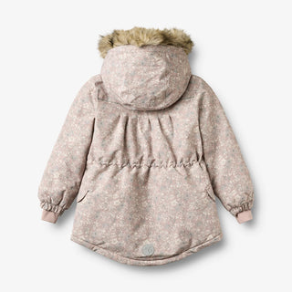 Mimmi winter jacket with floral pattern from Wheat