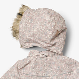 Mimmi winter jacket with floral pattern from Wheat
