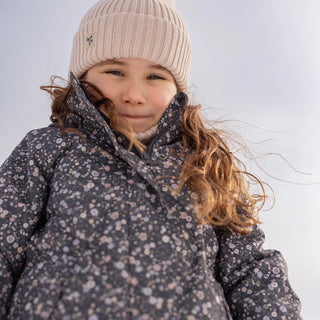 Winterjacke Tove Tech Black Sea Flowers von Wheat